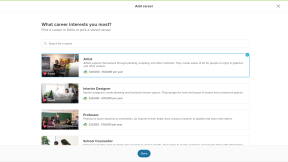 Student account in Xello. The student is choosing one of their saved careers to begin building their plan.